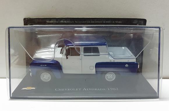 IXO 1:43 Chevrolet Alvorada 1962 Diecast Toys Cars Models Collection