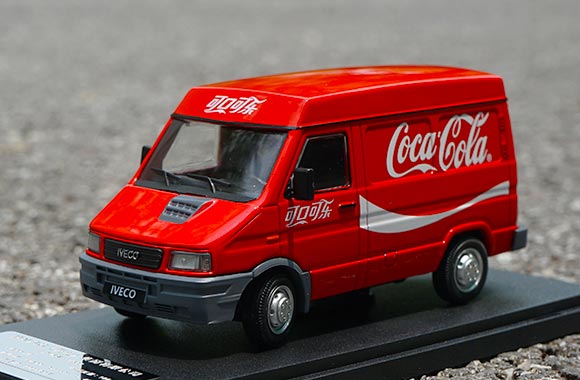 1/43 Scale Iveco Turbo Daily Coca Cola Version Miniature Car Model Toy collection 