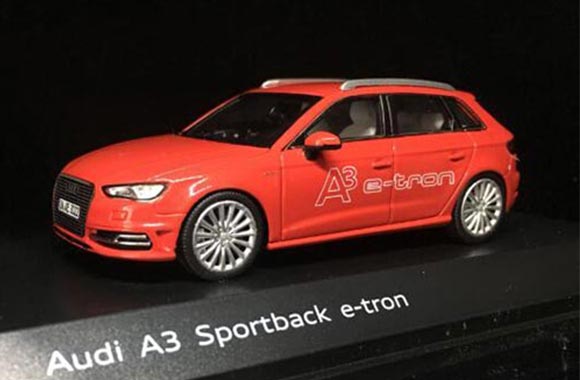 Audi A3 Sportback e-tron Diecast Car Model 1:43 Scale